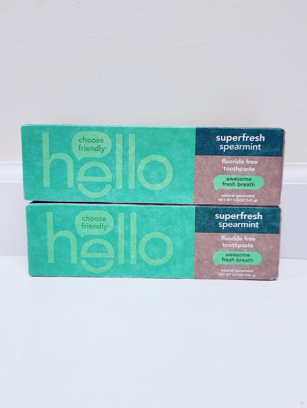🔮3/$15 hello Superfresh Fluoride Free Toothpaste Natural Spearmint